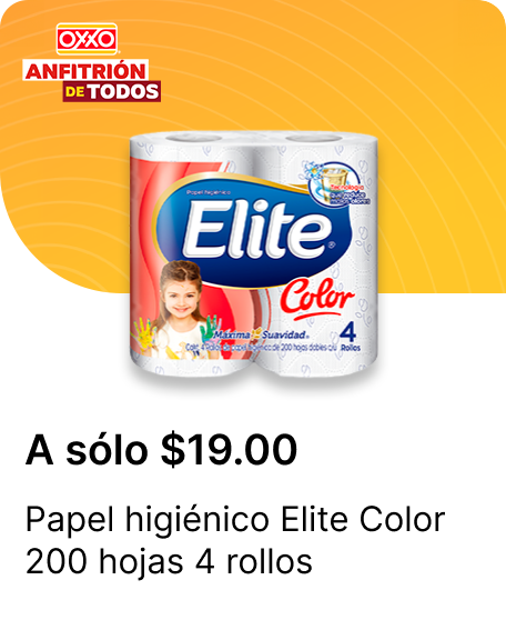 Papel higienico Elite Color 200 hojas 4 rollos