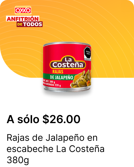 Rajas de Jalapeno en escabeche La Costena 380g