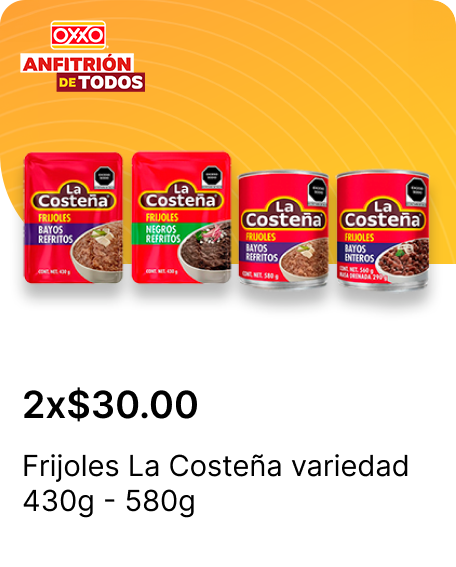 Frijoles La Costena variedad 430g  580g 