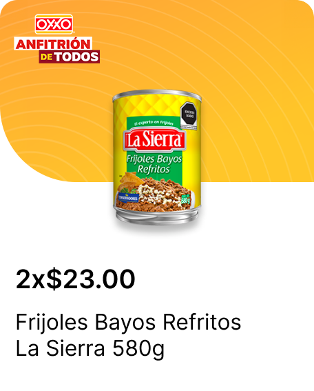 Frijoles Bayos Refritos La Sierra 580g