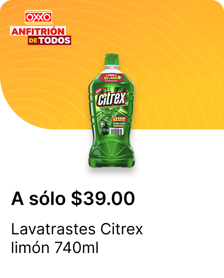 Lavatrastes Citrex limon 740ml