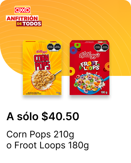 Corn Pops 210g o Froot Loops 180g