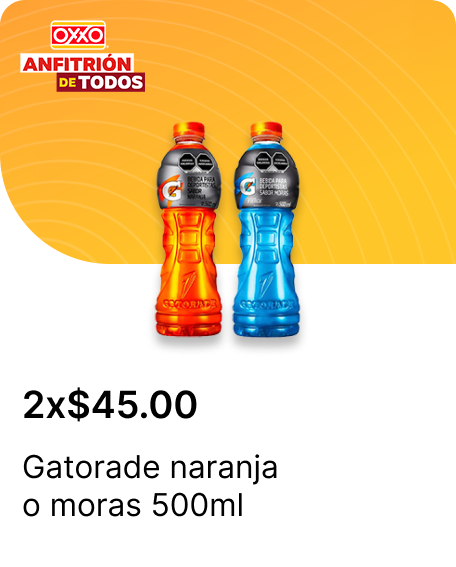 Gatorade naranja o moras 500ml