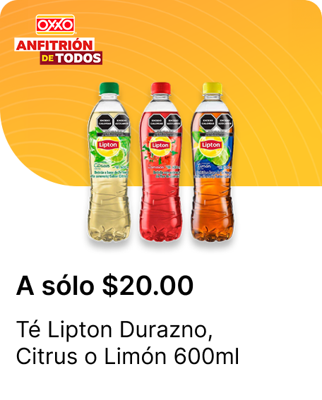Te Lipton Durazno o Citrus o Limon 600ml
