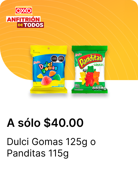 Dulci Gomas 125g o Panditas 115g