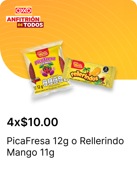 PicaFresa 12g o Rellerindo Mango 11g