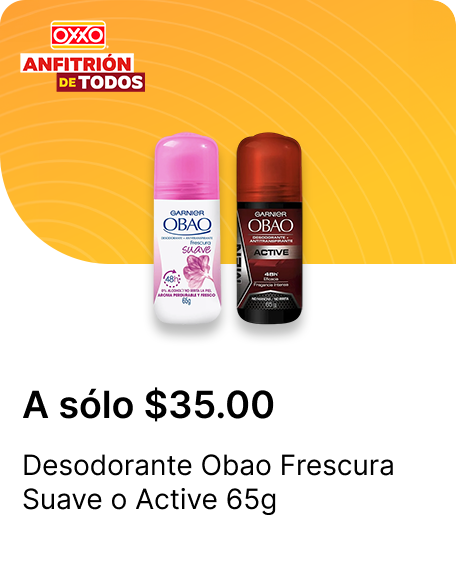 Desodorante Obao Frescura Suave o Active 65g