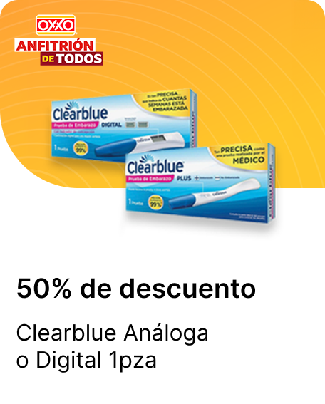 Clearblue Analoga o Digital 1pza