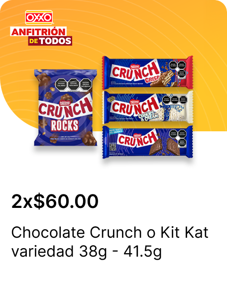 Chocoalte Crunch o Kit Kat variedad 38g  41.5g