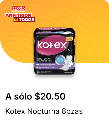 Kotex Nocturna 8pzas