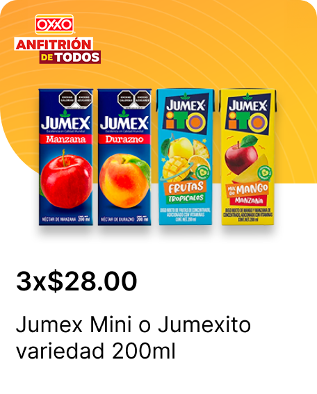 Jumex Mini o Jumexito variedad 200ml