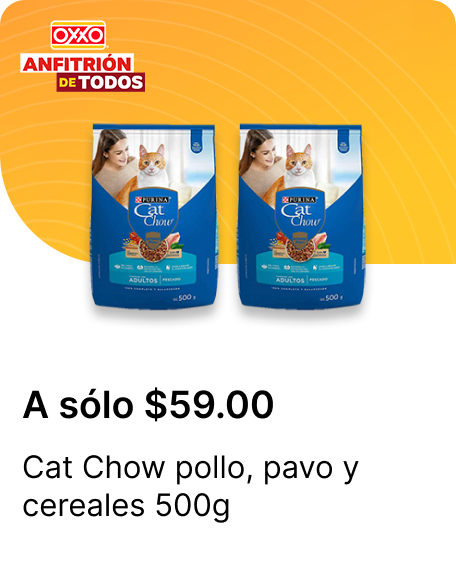 Cat Chow pollo o pavo y cereales 500g