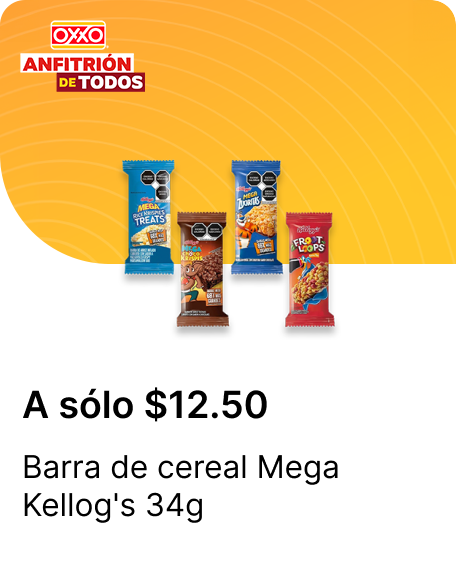 Barra de cereal Mega Kellogs 34g