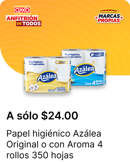 Papel higienico Azalea Original o con Arona 4 rollos 350 hojas