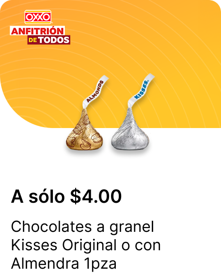 Chocolates a granel Kisses Original o con Almendra 1pza