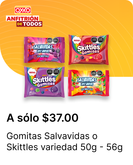 Gomitas Salvavidas o Skittles variedad 50g  56g