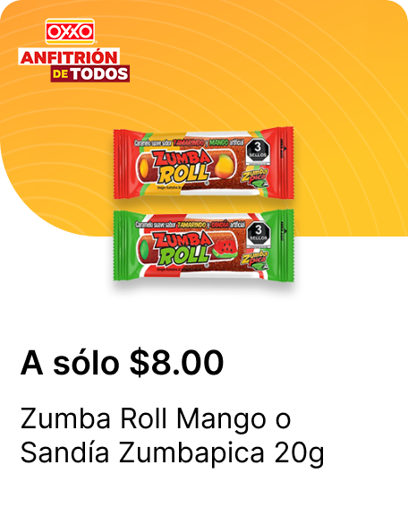 Zumba Roll Mango o Sandia Zumbapica 20g