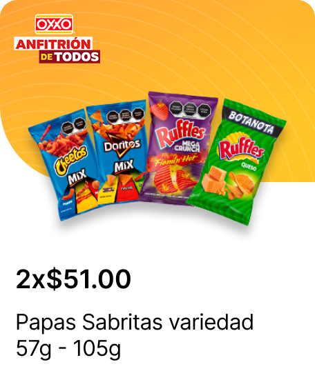 Papas Sabritas variedad 57g  105g
