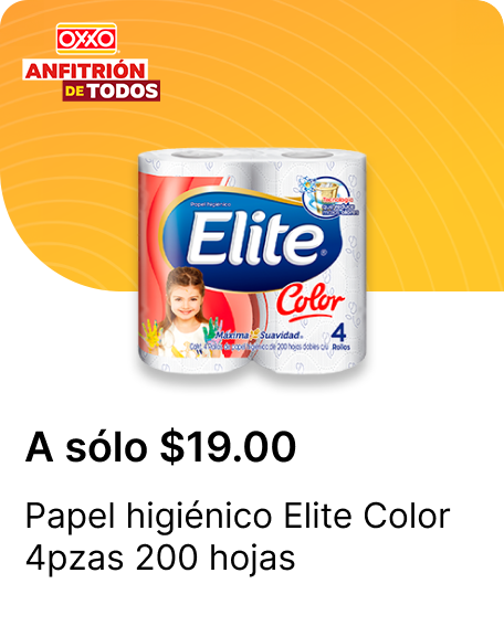 Papel higienico Elite Color 4pzas 200 hojas