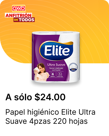 Papel higienico Elite Ultra Suave 4pzas 220 hojas