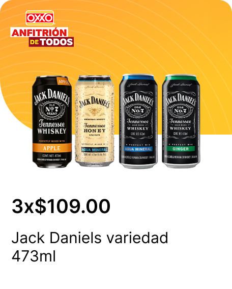 Jack Daniels variedad 473ml