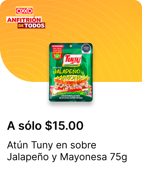 Atun Tuny en sobre Jalapeno y mayonesa 75g