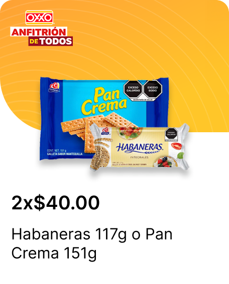 Habaneras 117g o Pan Crema 151g