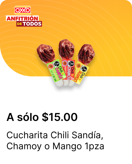 Cucharita Chili Sandia o Chamoy o Mango 1pza