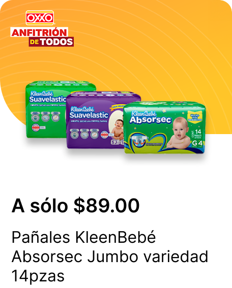 Panales KleenBebe Absorsec Jumbo variedad 14pzas
