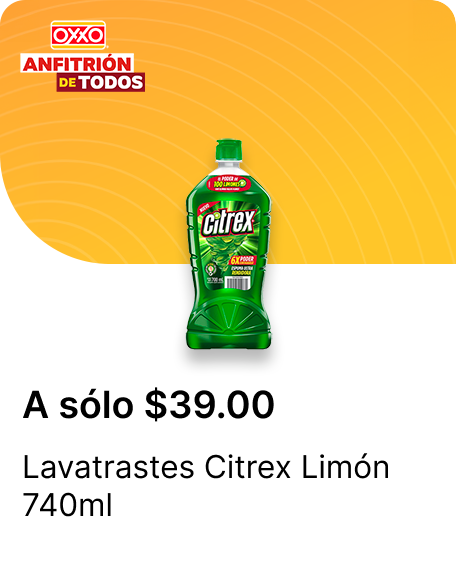 Lavatrastes Citrex Limon 740ml