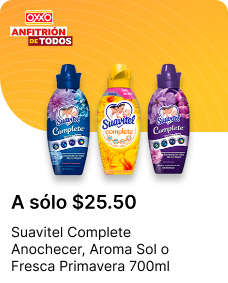 Suavitel Complete Anochecer o Aroma Sol o Fresca Primavera 700ml