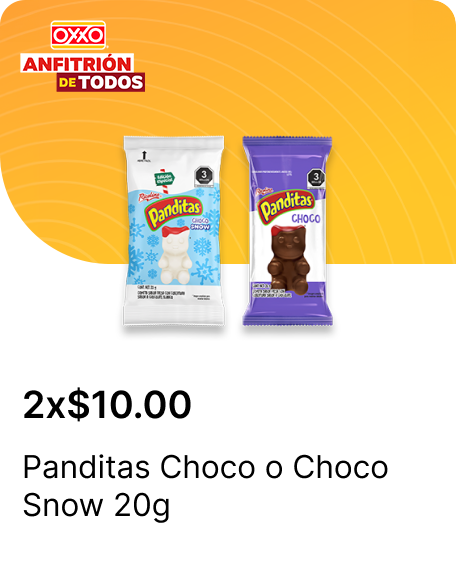 Panditas Choco o Choco Snow 20g