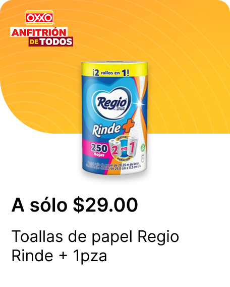 Toallas de papel Regio Rinde  1pza