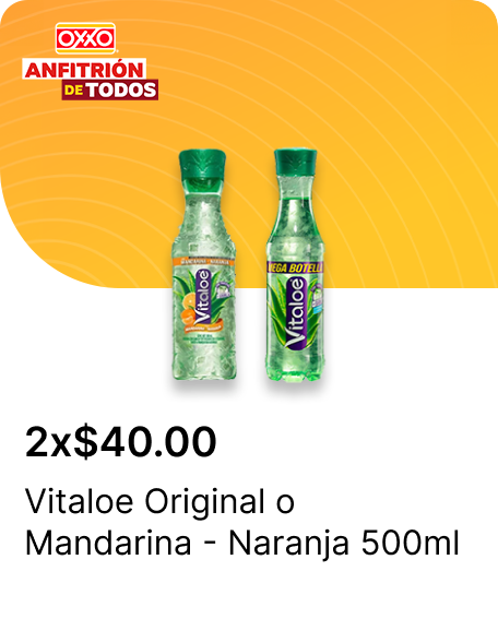 Vitaloe Original o Mandarina  Naranja 500ml