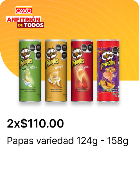 Papas variedad 124g  158g