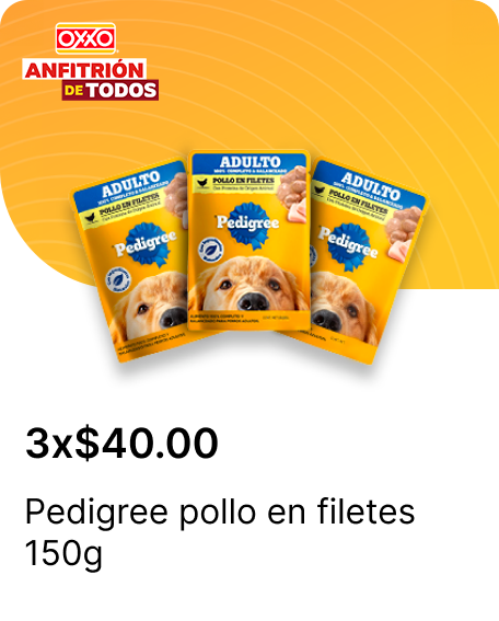 Pedigree pollo en filetes 150g