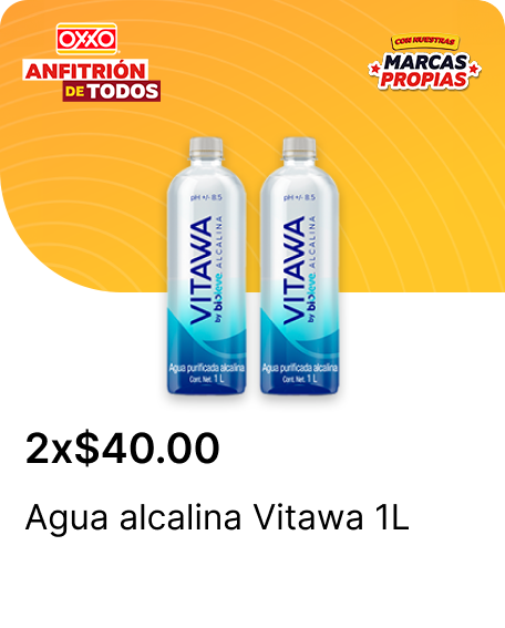 Agua alcalina Vitawa 1L