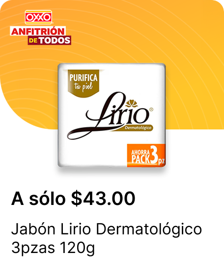 Jabon Lirio Dermatologico 3pzas 120g