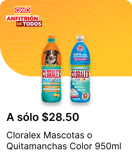 Cloralex Mascotas o Quitamanchas Color 950ml