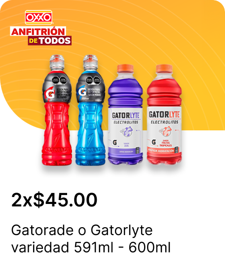 Gatorade variedad 591ml o 600ml