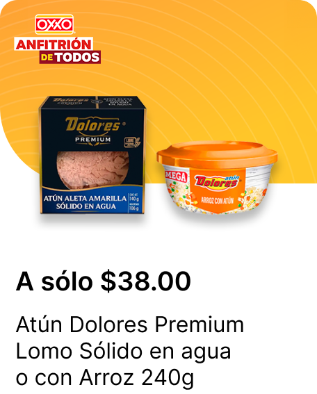 Atun Dolores Premium Lomo Solido en agua o con Arroz 240g