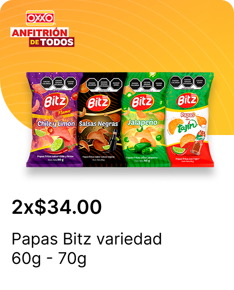 Papas Bitz variedad 60g a 70g