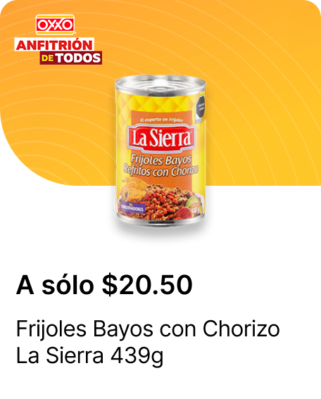 Frijoles Bayos con Chorizo La Sierra 439g