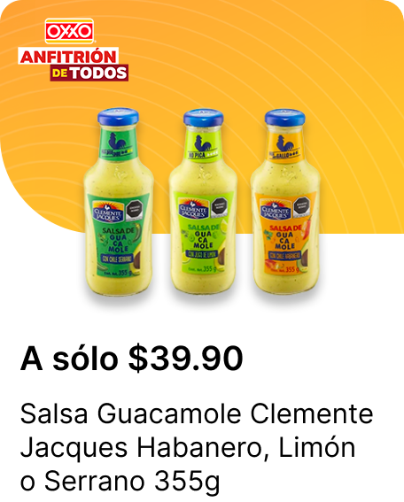 Salsa Guacamole Clemente Jacques Habanero o Limon o Serrano 355g