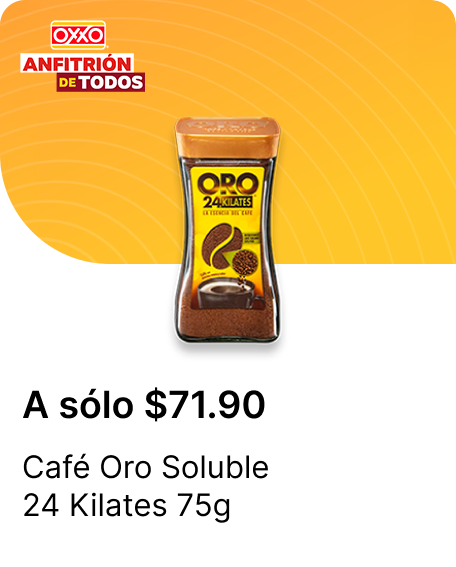 Cafe Oro Soluble 24 Kilates 75g