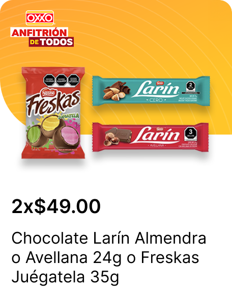 Chocolate Larin Almendra o Avellana 24g o Freskas Juegatela 35g