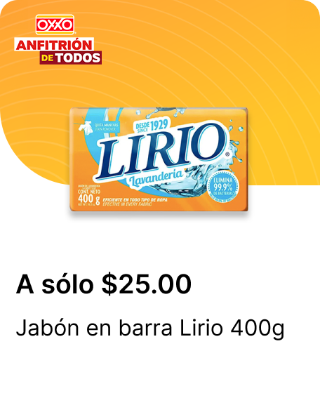 Jabon en barra Lirio 400g