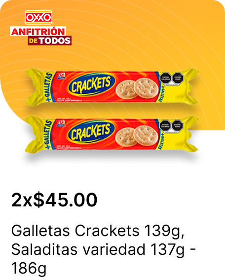 Galletas Crackets 139g o Saladitas variedad 137g a 186g