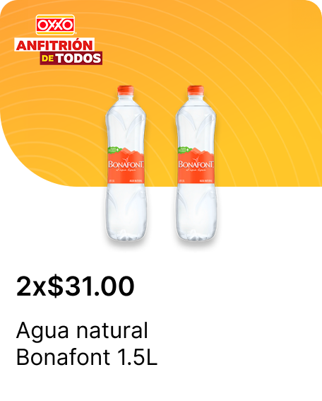 Agua natural Bonafont 1.5L