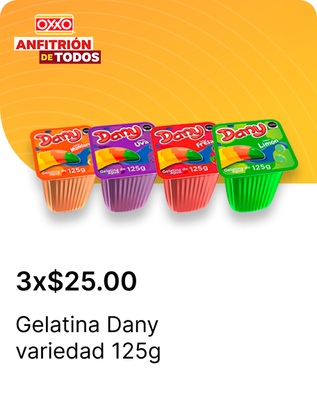 Gelatina Dany variedad 125g